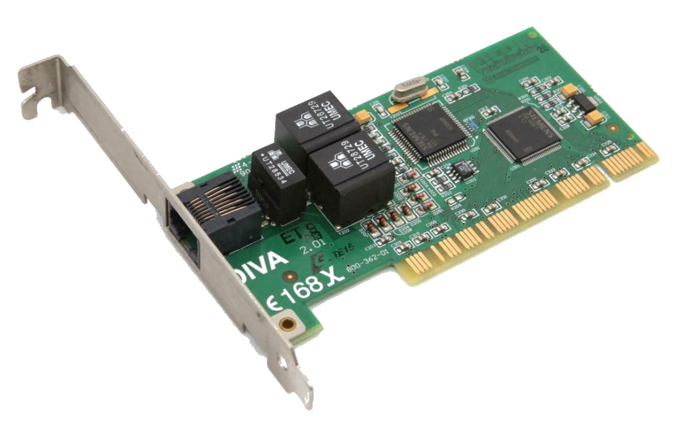 Modem ISDN kaart 128 Kbit/s PCI RJ45 eicon DIVA 2.01